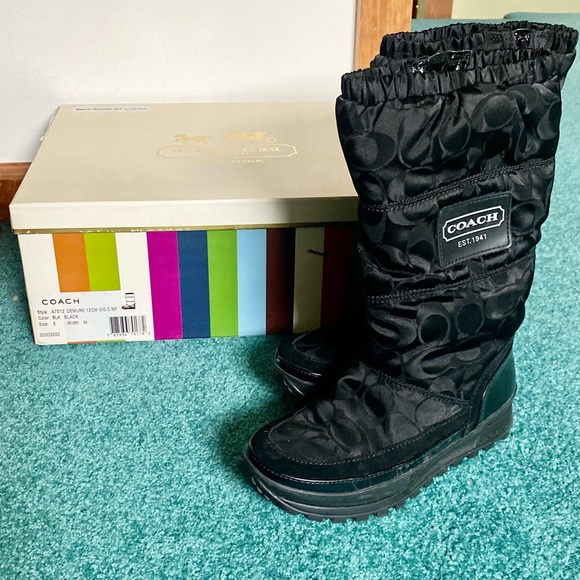 Coach Winter Boots BRAND NEW! - Picture 1 of 4